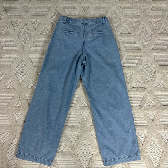 Aritzia Wilfred Free Jeans Sz 8 High Waist Wide Leg - Picture 15 of 15
